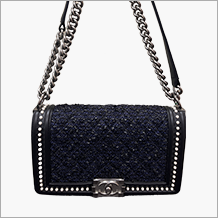 シャネル
ボーイシャネル ツイード×パール チェーンショルダー